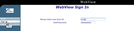 Webview Sign in