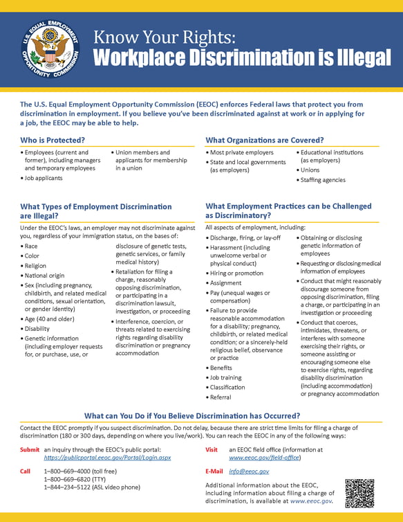 EEOC_KnowYourRights Rev 2024 Job Posting