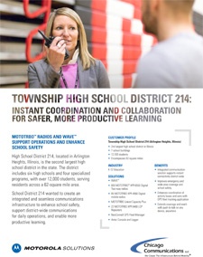 Illinois School Dist 214 Case Study o